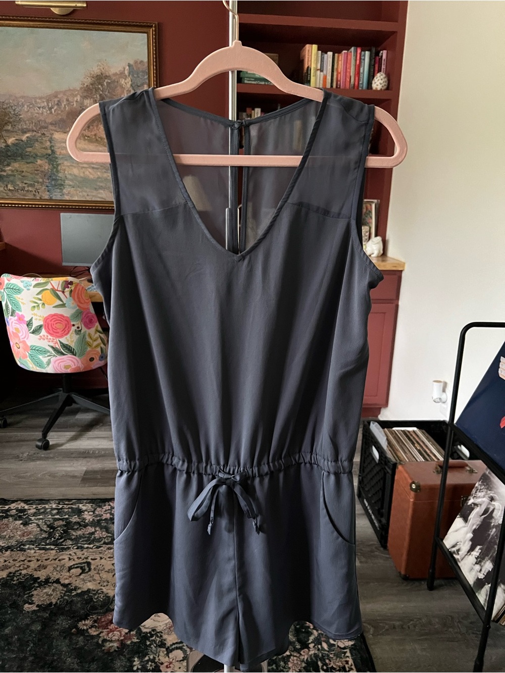 Banana Republic Sleeveless Drawstring Romper
